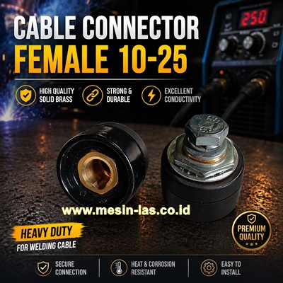 jual kabel konektor female 10 25 multipro asli socket las 10 25 berkualitas harga terbaik