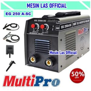 jual mesin las multipro eg 250 a sc 250a inverter hemat listrik 450 watt terbaik