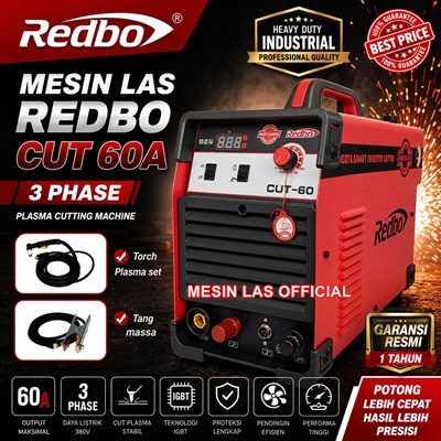 jual mesin las redbo cut 60a 3 phase 380v harga terbaru
