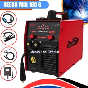 jual mesin las redbo mig 160g gasless hemat listrik mig mma 3 in 1