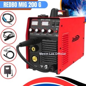jual mesin las redbo mig 200g spesifikasi harga mig gasless 200g inverter