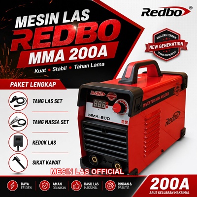supplier mesin las redbo mma 200 a harga distributor