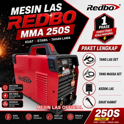 supplier mesin las redbo mma 250s harga distributor