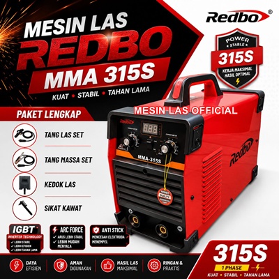 supplier mesin las redbo mma 315s harga distributor
