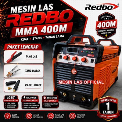 supplier mesin las redbo mma 400m harga distributor