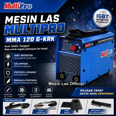 Jual Mesin Las Multipro MMA 120 G-KRK untuk Bengkel dan Industri di Jakarta jual mesin las multipro mma 120 g krk untuk bengkel dan industri di jakarta