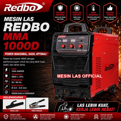 supplier mesin las redbo mma 1000d terpercaya harga termurah & bergaransi