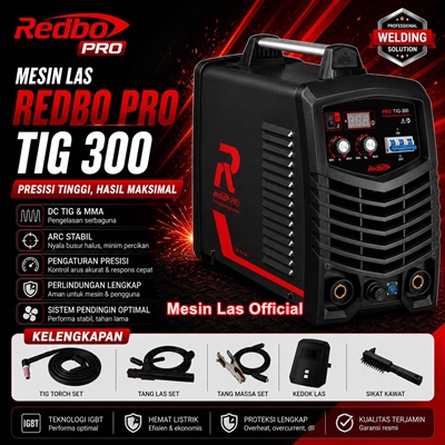 jual mesin las argon redbo pro tig 300 original harga murah dan bergaransi