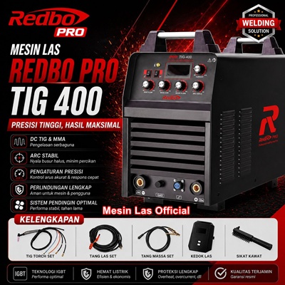 jual mesin las argon redbo pro tig 400 original harga murah dan bergaransi