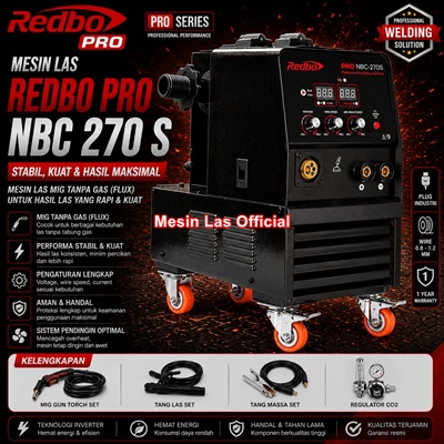 jual mesin las co2 redbo pro nbc 270s original terbaru harga dan spesifikasi lengkap