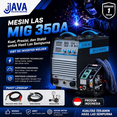 jual mesin las mig 350a java welding terbaik spesifikasi lengkap dan harga terbaru