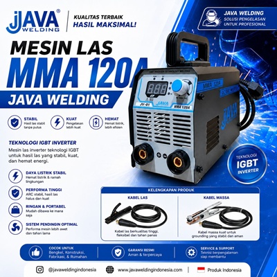 Home jual mesin las mma 120a java welding igbt spesifikasi mma 120 harga dan keunggulannya