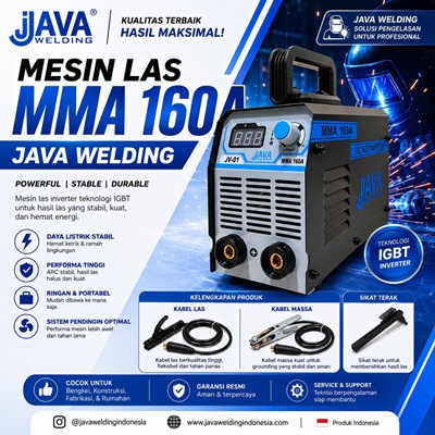 Home jual mesin las mma 160a java welding igbt performa terbaik spesifikasi mma 160 dan harga murah
