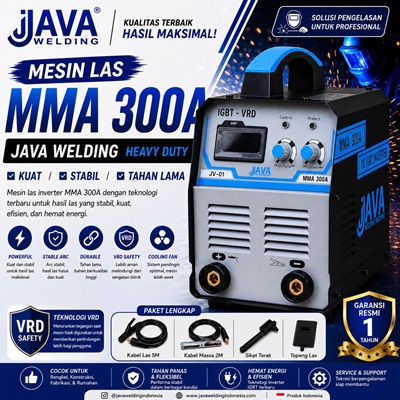 Home jual mesin las mma 300a java welding 380v three phaseterbaik untuk bengkel dan proyek