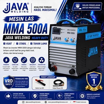 jual mesin las mma 500a 3 phase java welding igbt original harga terbaik dan bergaransi