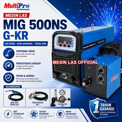 jual mesin las multipro mig mag 500ns g kr harga terbaik garansi resmi
