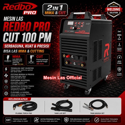 jual mesin las plasma cutting redbo pro cut 100 pm original bergaransi spesifikasi lengkap