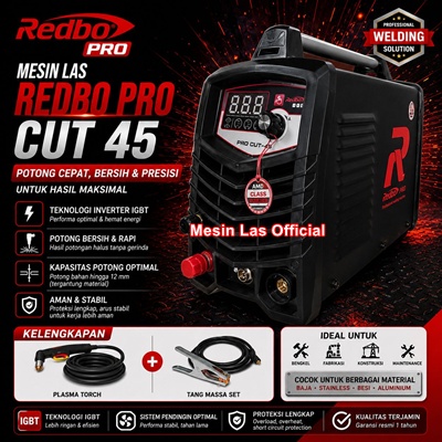 jual mesin las plasma cutting redbo pro cut 45 original terbaik dan murah
