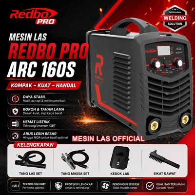 jual mesin las redbo pro arc 160s original bergaransi resmi harga terbaik