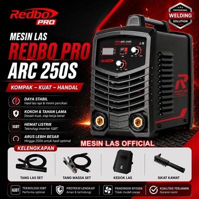 jual mesin las redbo pro arc 250s original bergaransi resmi harga terbaik