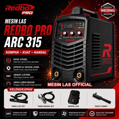 jual mesin las redbo pro arc 315 original bergaransi resmi harga terbaik