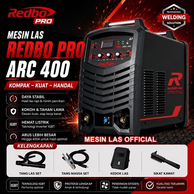 jual mesin las redbo pro arc 400 original harga terbaik garansi resmi