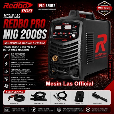 jual mesin las redbo pro mig 200gs original bergaransi resmi harga terbaik