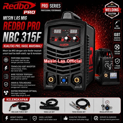 Home jual mesin las redbo pro nbc 315f original bergaransi resmi spesifikasi lengkap