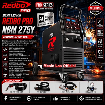 jual mesin las redbo pro nbm 275 original bergaransi dan spesifikasi lengkap