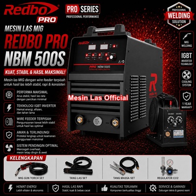 Home jual mesin las redbo pro nbm 500s original bergaransi dan spesifikasi lengkap