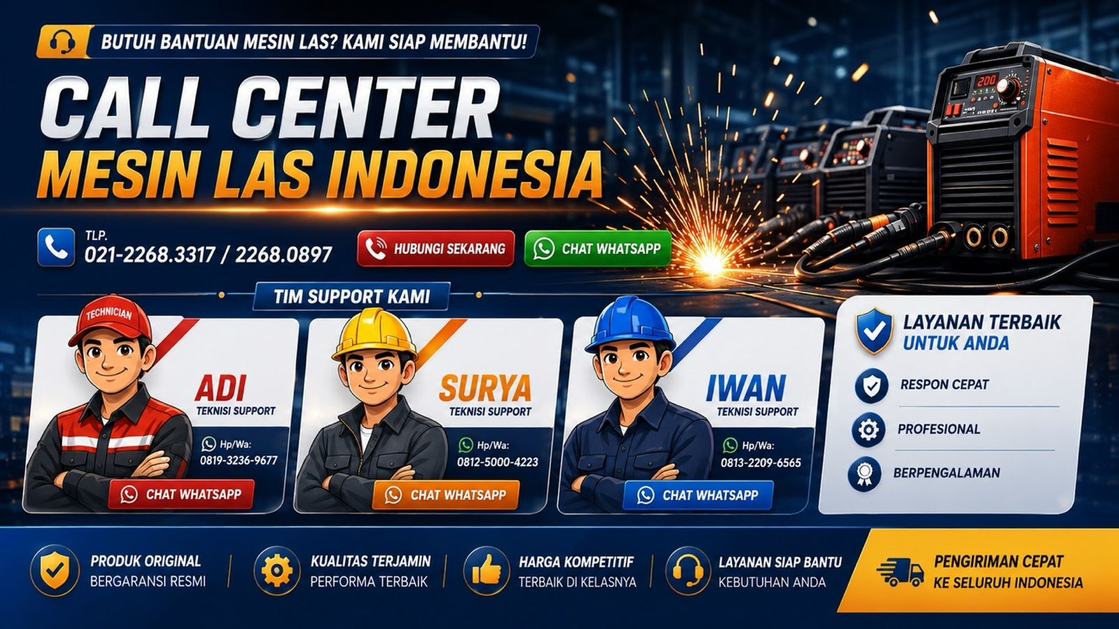 mesin las official indonesia 2