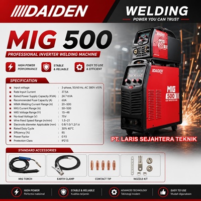 daiden-mig-500-welding-machine-co2-500a