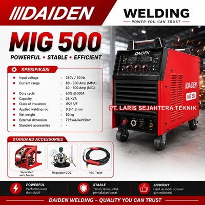 daiden-mig-500a-welding-machine