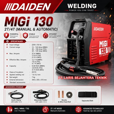 daiden-migi-130-new-welding-machine