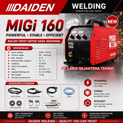 daiden-migi-160-welding-machine