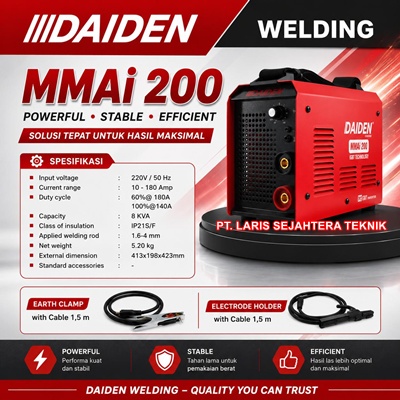 daiden-mmai-200-welding-machine