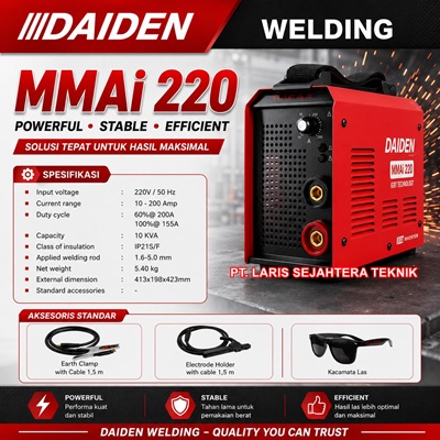 daiden-mmai-220-welding-machine