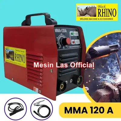 jual mesin las rhino mma 120a merah 900w inverter igbt 220v