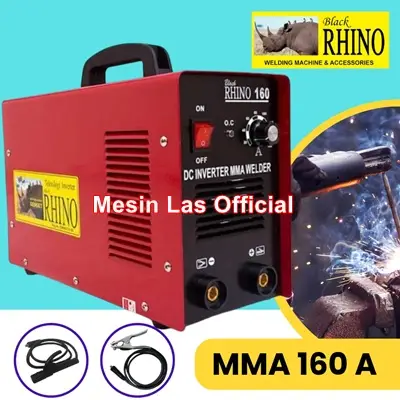 jual mesin las rhino mma 160a inverter 160 ampere 220v