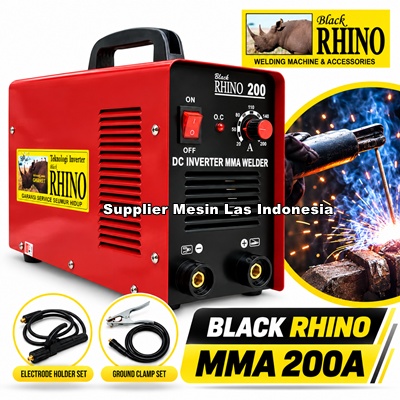 Jual Mesin Las Rhino MMA 200A Inverter 200 Ampere 220V