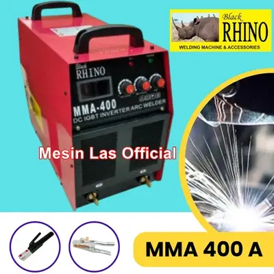 jual mesin las rhino mma 400a 3 phase 380v igbt inverter welding machine 400 a