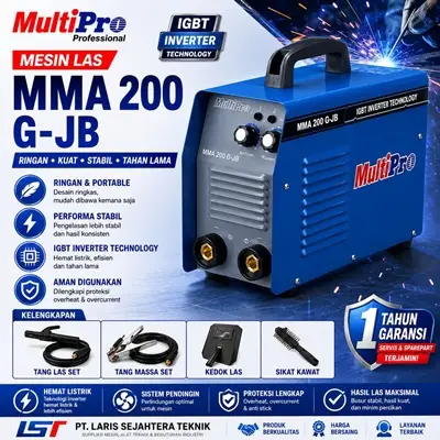 mma 200 g jb multipro welding jakarta
