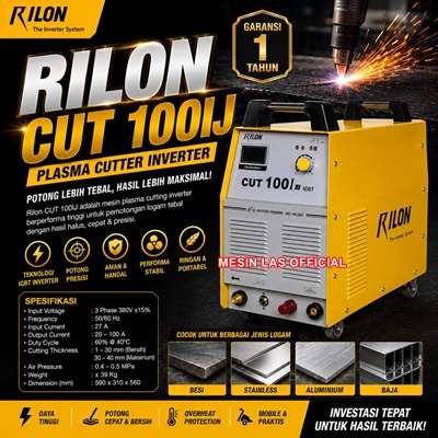 mesin-las-plasma-cutting-rilon-cut-100ij-mesin-potong-besi-cepat-rapi-dan-bertenaga