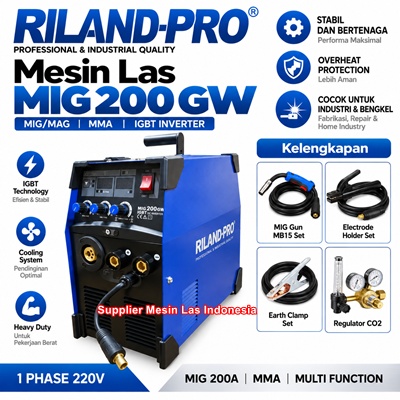 jual-mesin-las-riland-pro-mig-200gw-inverter-mig-mag-mma-200a