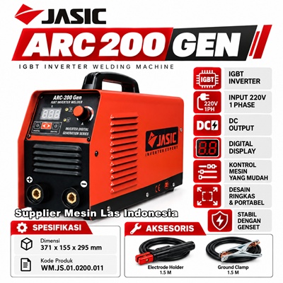 jual-mesin-las-jasic-arc-200-gen-welding-inverter-mma-200a